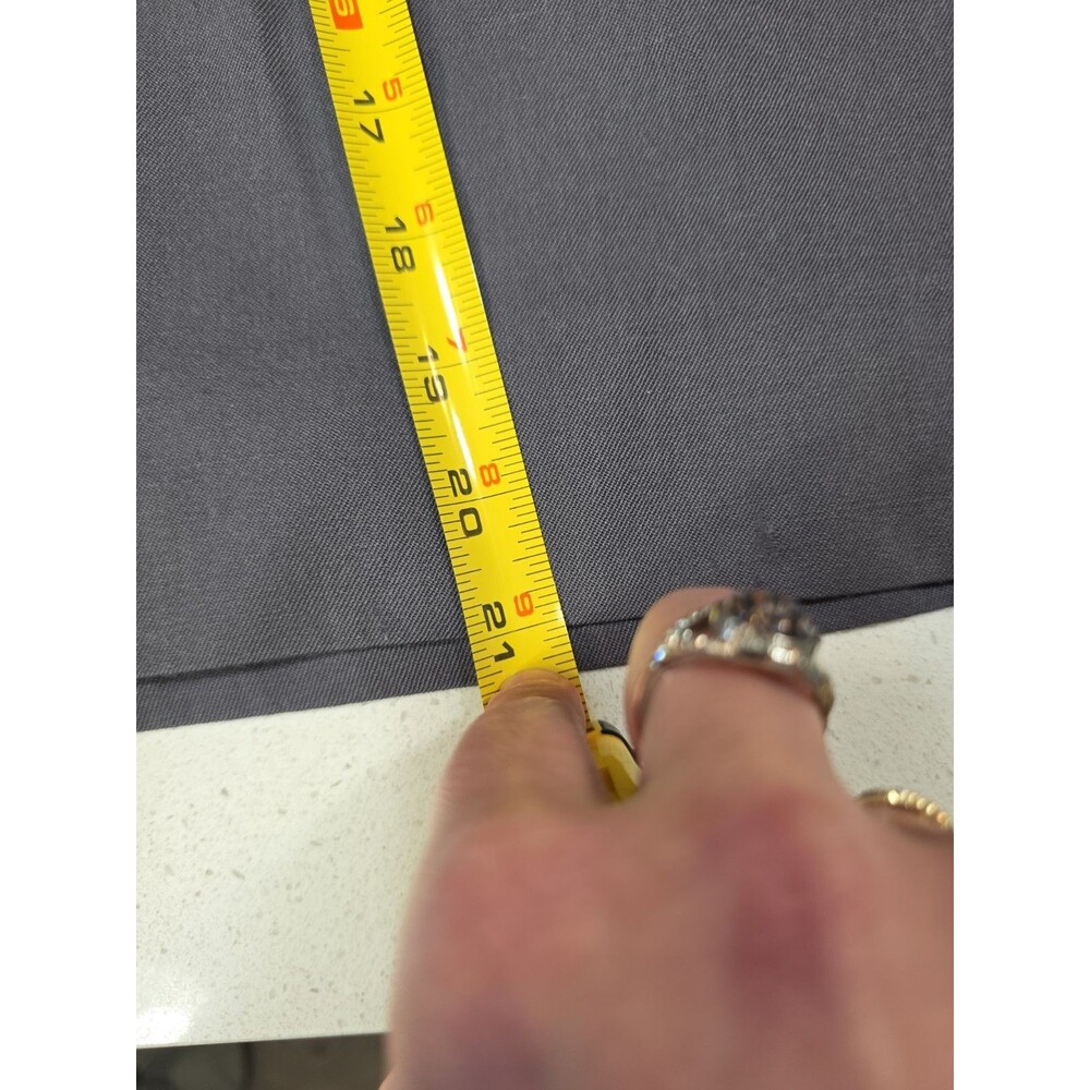 J.Crew Gray Cotton Twill A-Line Mini Skirt Size 30 Lined Zip Belt Loops - Picture 16 of 16